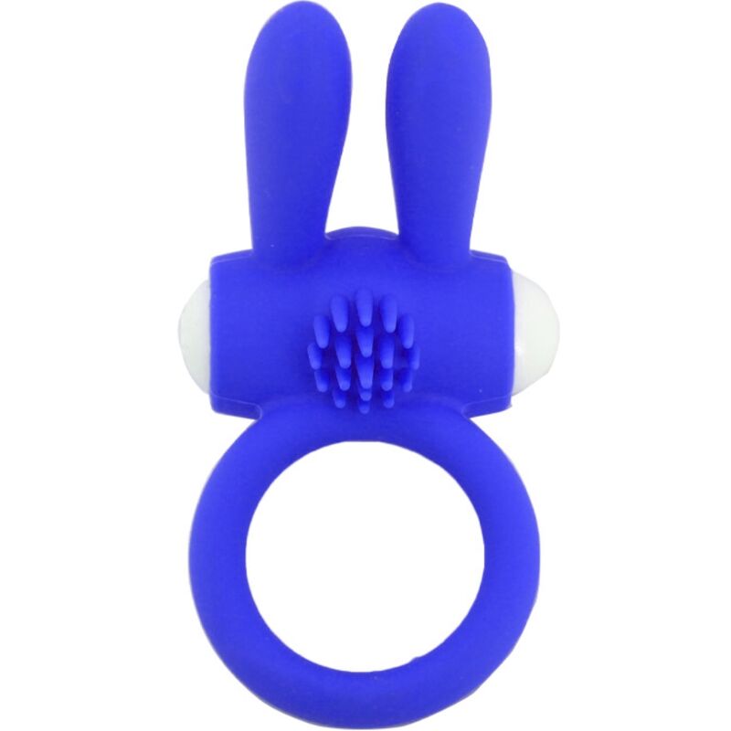 Armony-Mr Bunny Anello Vibratore Silicone, Blu-Waterproof 1 Armony-Mr Bunny Anello Vibratore Silicone, Blu-Waterproof · Anelli & Guaine per pene