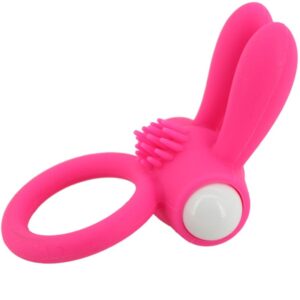 Armony-Mr Bunny Inel Vibrator din Silicon Roz-Waterproof · Inele & Mansoane Penis (imaginea 2)
