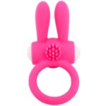 Armony-Mr Bunny Anello Vibratore di Silicone Rosa-Waterproof · Anelli & Guaine per pene