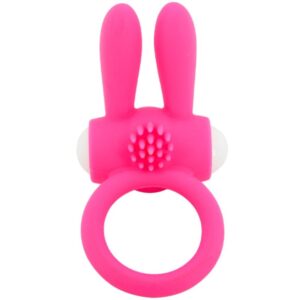 Armony-Mr Bunny Inel Vibrator din Silicon Roz-Waterproof · Inele & Mansoane Penis