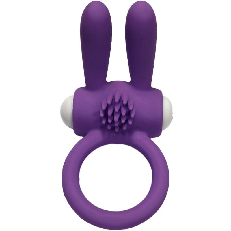 Armony-Mr Bunny Anello Vibratore Silicone Viola-Waterproof 1 Armony-Mr Bunny Anello Vibratore Silicone Viola-Waterproof · Anelli & Guaine per pene