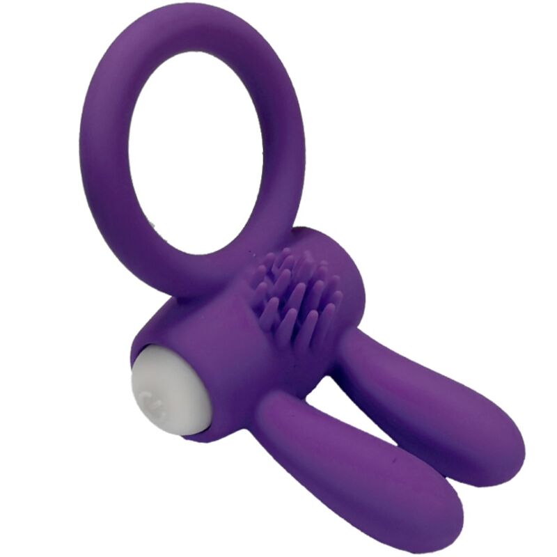 Armony-Mr Bunny Anello Vibratore Silicone Viola-Waterproof 4 Armony-Mr Bunny Anello Vibratore Silicone Viola-Waterproof · Anelli & Guaine per pene (imaginea 4)