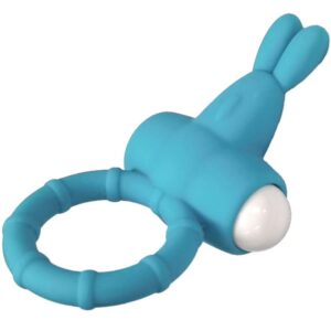 Armony-Ms Bunny Anello Vibratore Silicone Verde-Waterproof · Anelli & Guaine per pene (imaginea 5)