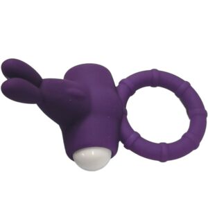 Armony-Ms Bunny Anello Vibratore Silicone Viola-Waterproof · Anelli & Guaine per pene (immagine 4)