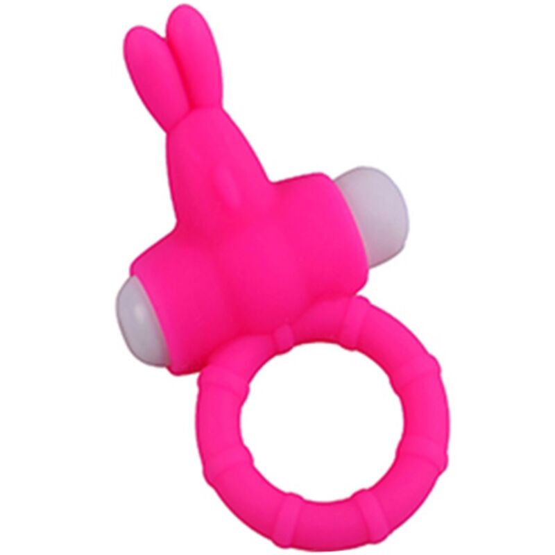 Armony-Ms Bunny Anello Vibratore Silicone Rosa-Waterproof 1 Armony-Ms Bunny Anello Vibratore Silicone Rosa-Waterproof · Anelli & Guaine per pene