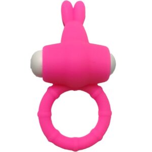 Armony-Ms Bunny Anello Vibratore Silicone Rosa-Waterproof · Anelli & Guaine per pene (imaginea 2)