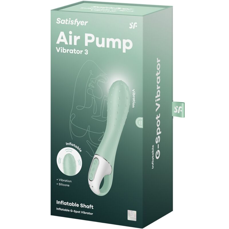 Satisfyer-Vibratore gonfiabile Air Pump 3 per il punto G · Vibratori (imaginea 6)