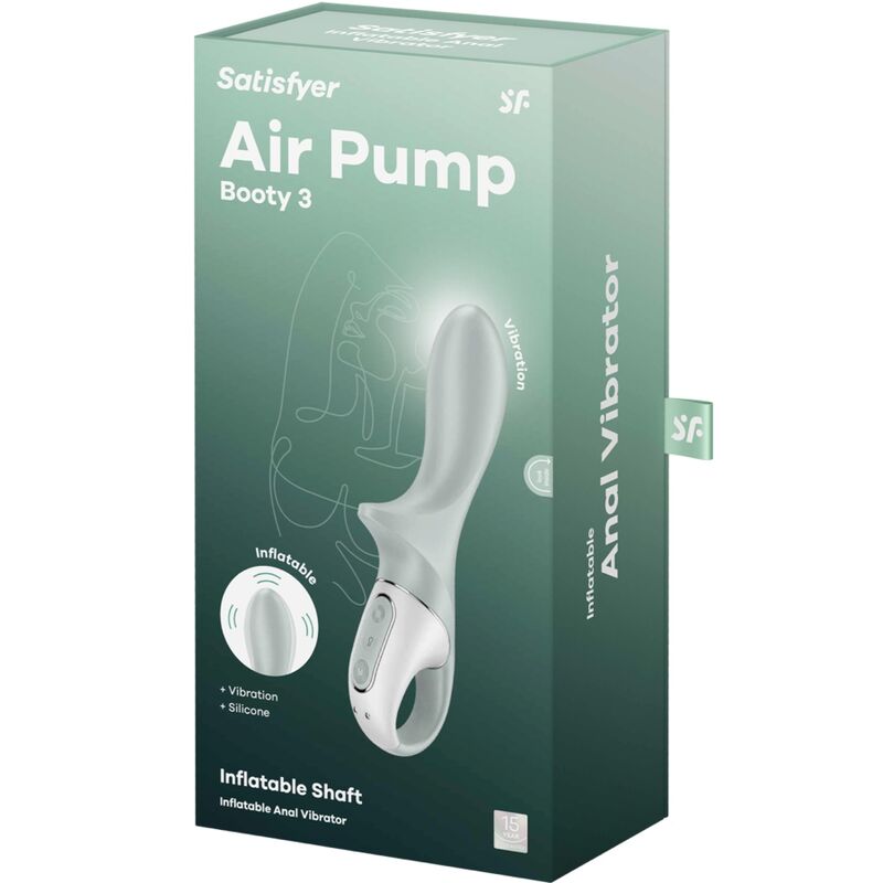 Satisfyer Vibrator-Air Pump Booty 3 Vibratore anale gonfiabile · Vibratori (immagine 6)