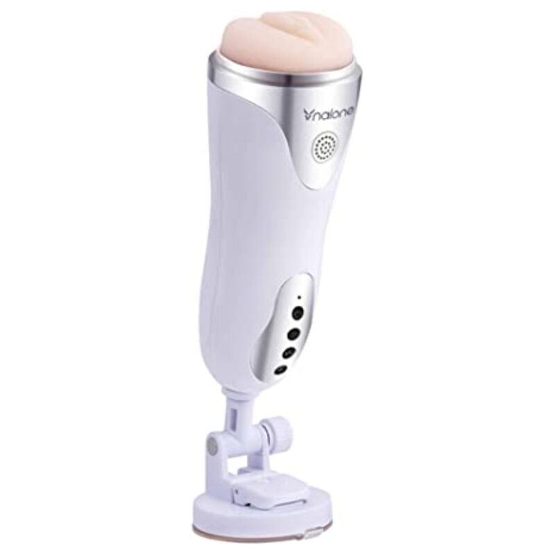 Nalone-Masturbatore con vibrazione Magician Bianco 7 velocità 1 Nalone-Magician Masturbator cu Vibrație, Alb-TPE, 7 Trepte · Masturbatoare