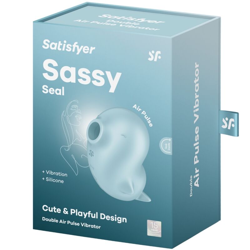 Satisfyer-Sassy Seal Stimolatore aria Pulse · Vibratori (immagine 3)