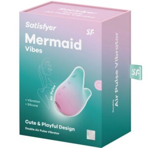 Satisfyer Air Pulse-Mermaid Vibes Stimolatore & Vibratore Menta e · Vibratori (imaginea 5)