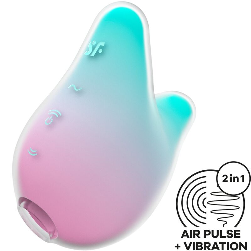 Satisfyer Air Pulse-Mermaid Vibes Stimolatore & Vibratore Menta e