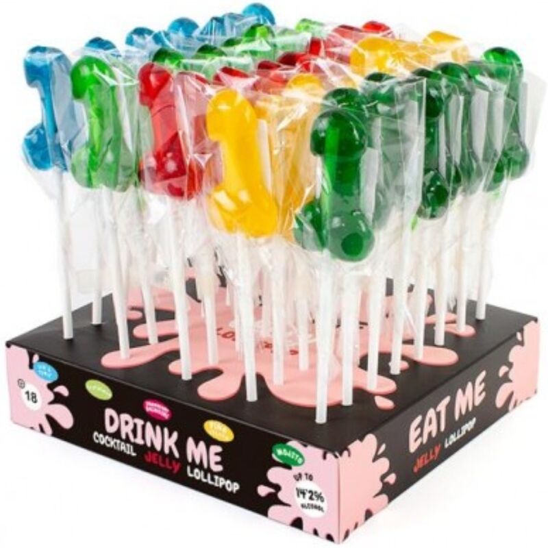 Secretplay Cosmetic-Display Assortimento Lecca-lecca in forma di pene
