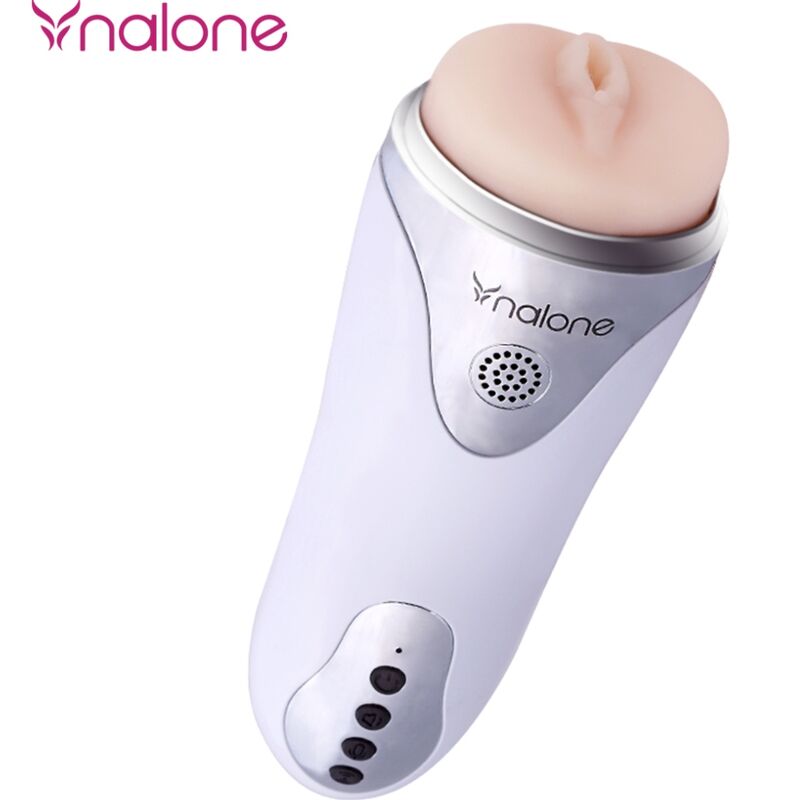 Nalone-Masturbatore con vibrazione Magician Bianco 7 velocità 2 Nalone-Magician Masturbator cu Vibrație, Alb-TPE, 7 Trepte · Masturbatoare (imaginea 2)
