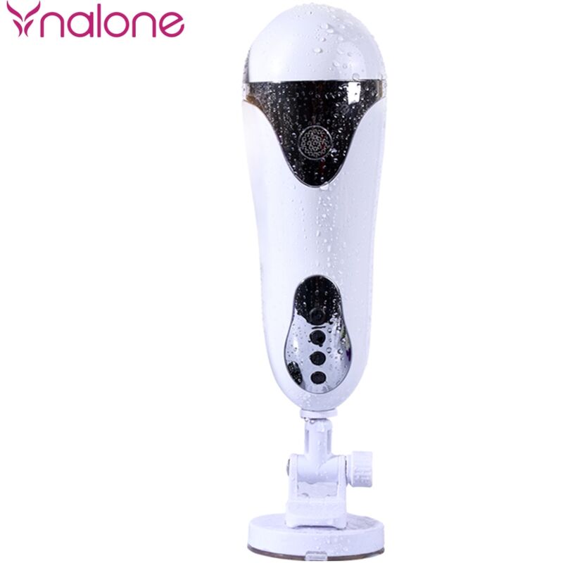 Nalone-Magician Masturbator cu Vibrație, Alb-TPE, 7 Trepte · Masturbatoare (imaginea 6)