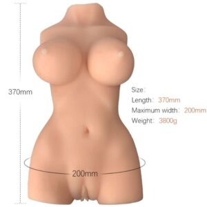 Armony-Busto Femminile Realistico Modello 7, Tpe 31*20cm 3.85kg
