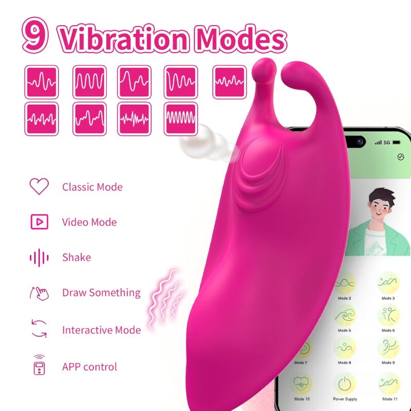Armony Wearables-Honeybee Mutandine Vibratore Portabile G-spot 6 Armony Wearables-Honeybee Mutandine Vibratore Portabile G-spot · Vibratori (imaginea 6)