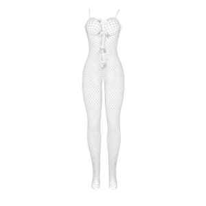 Subblime-Bodystocking Bianco Rete 951740 Tagliato 14 Subblime-Bodystocking Bianco Rete 951740 Tagliato · Lingerie sexy donna (imaginea 5)