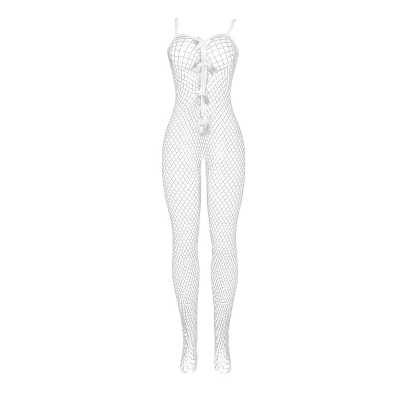 Subblime-Bodystocking Bianco Rete 951740 Tagliato 5 Subblime-Bodystocking Bianco Rete 951740 Tagliato · Lingerie sexy donna (imaginea 5)