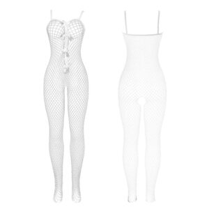 Subblime-Bodystocking Bianco Rete 951740 Tagliato 13 Subblime-Bodystocking Bianco Rete 951740 Tagliato · Lingerie sexy donna (imaginea 4)