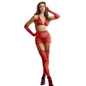 Subblime Bodystockings-952181 Bodystocking Rete con Guanti