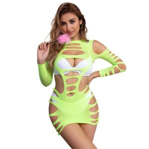 Subblime Dresses-952280 Abito in rete elastica con maniche 13 Subblime Dresses-952280 Abito in rete elastica con maniche · Lingerie sexy donna (imaginea 3)