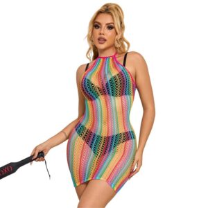 Subblime Dresses-952341 Abito a rete arcobaleno, Taglia unica
