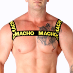 Macho Underwear-Imbracatura Doppio Elastico Giallo · Intimo uomo