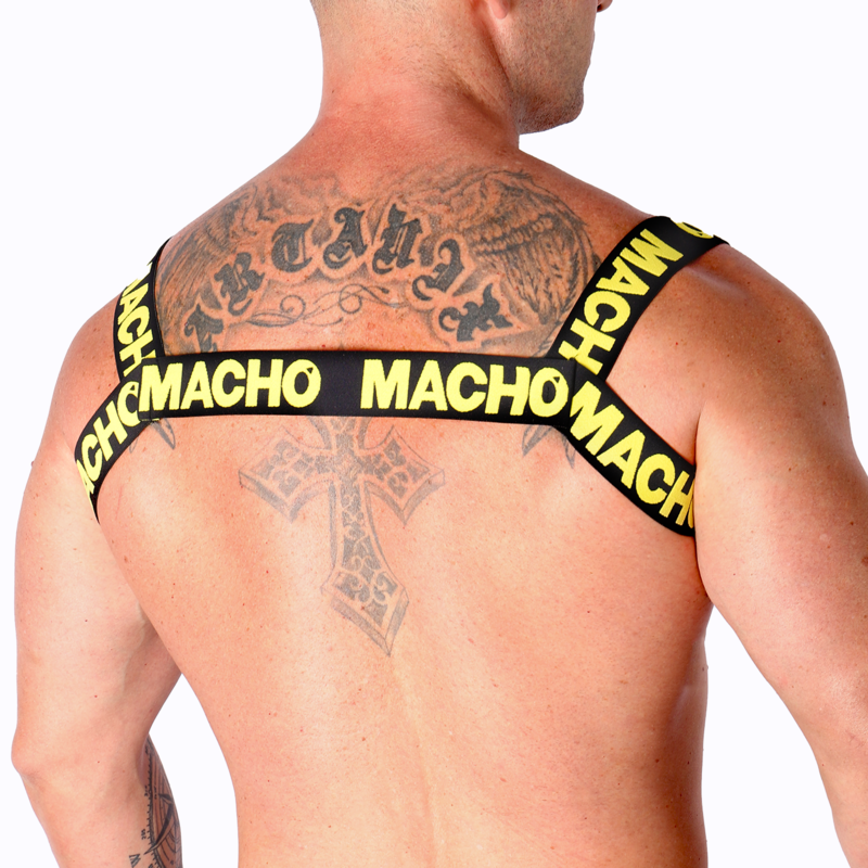 Macho Underwear-Imbracatura Doppio Elastico Giallo 3 Macho Underwear-Imbracatura Doppio Elastico Giallo · Intimo uomo (imaginea 3)
