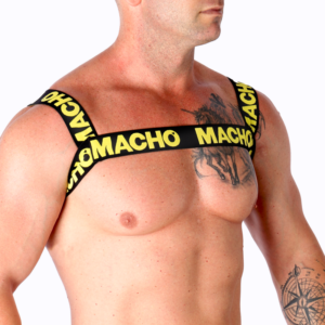 Macho Underwear-Imbracatura Doppio Elastico Giallo · Intimo uomo (imaginea 2)