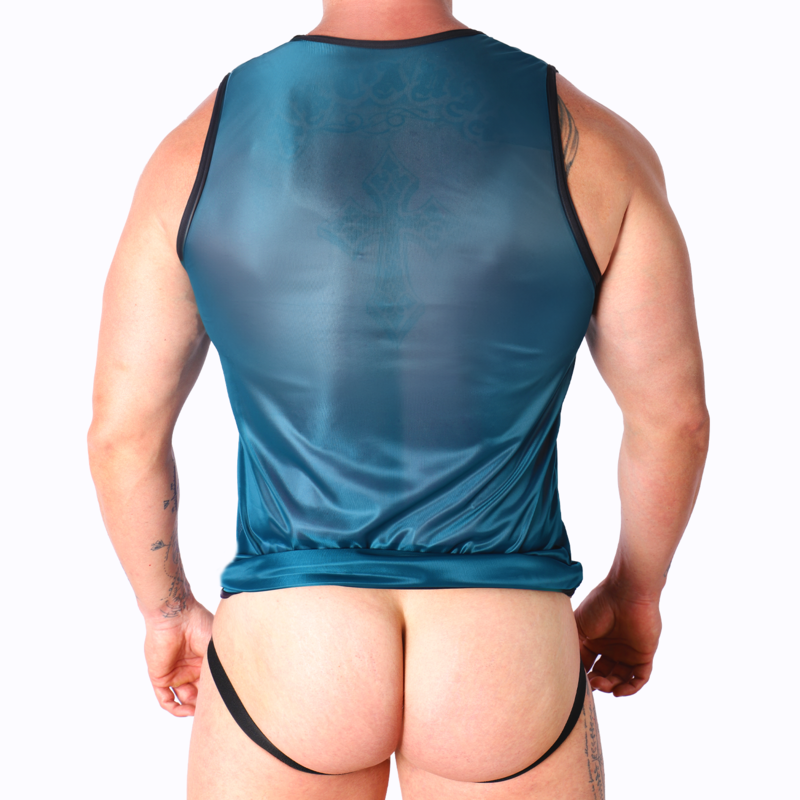 Macho Underwear-Maglietta sportiva Verde · Intimo uomo (imaginea 4)