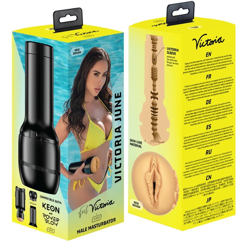Kiiroo-Feel Victoria June Masturbatore-TPE