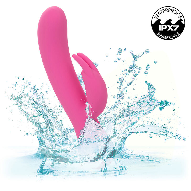 Calexotics-First Time Rabbit Vibratore ricaricabile Rosa-Silicone · Vibratori (immagine 5)
