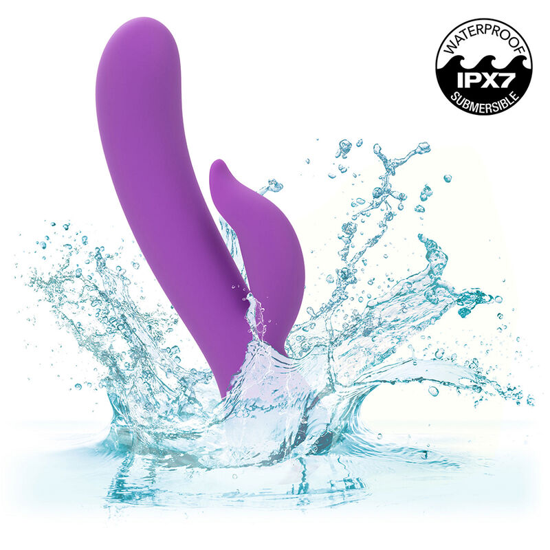 Calexotics-Primo tempo Vibratore Pleaser Ricaricabile, Viola-Silicone · Vibratori (immagine 7)