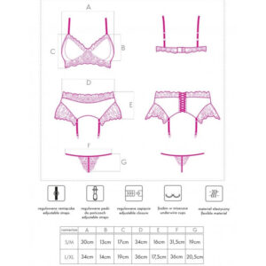 Livco Corsetti Fashion-Nahir LC-20214 Set con Portjartier · Lingerie sexy donna (imaginea 4)