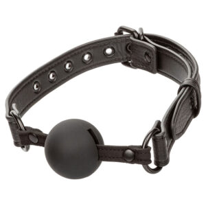 Calexotics-Nocturnal Ball Gag di Silicone Nero · Bondage & Manette