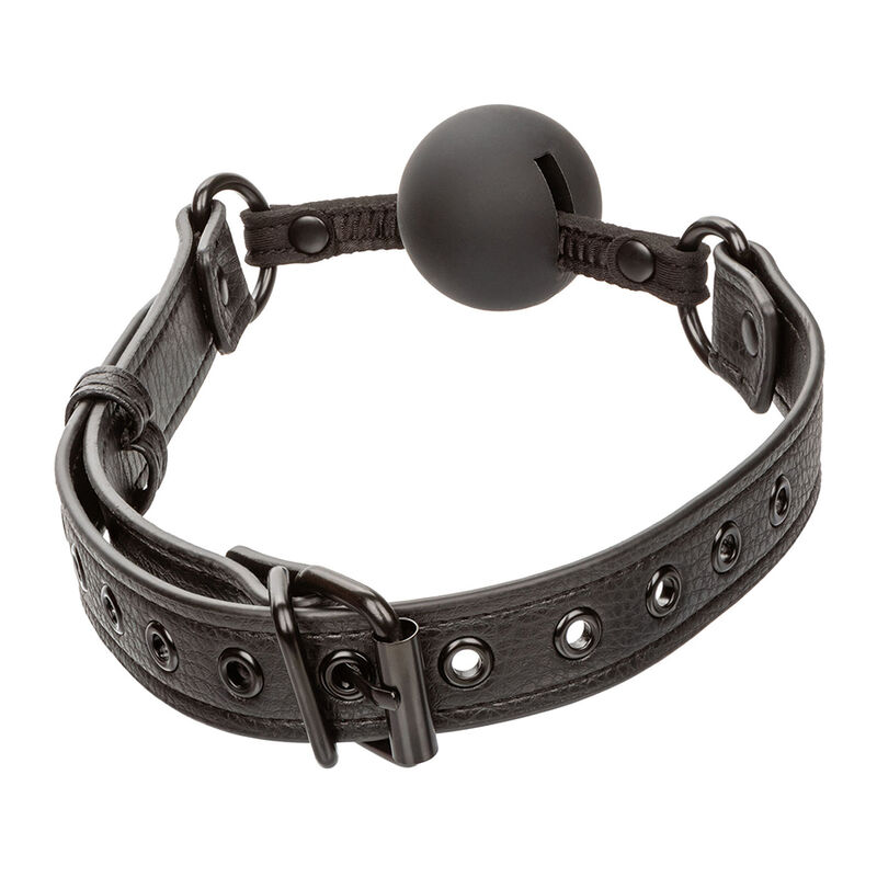 Calexotics-Nocturnal Ball Gag di Silicone Nero · Bondage & Manette (immagine 6)