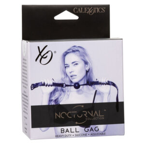 Calexotics-Nocturnal Ball Gag di Silicone Nero · Bondage & Manette (immagine 5)