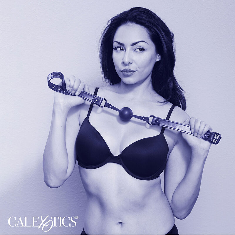 Calexotics-Nocturnal Ball Gag di Silicone Nero · Bondage & Manette (immagine 4)