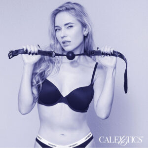 Calexotics-Nocturnal Ball Gag di Silicone Nero · Bondage & Manette (imaginea 2)