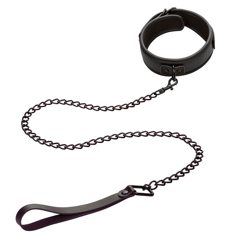 Calexotics-Collana notturna e guinzaglio in pelle, regolabile, Nero 6 Calexotics-Collana notturna e guinzaglio in pelle, regolabile, Nero · Bondage & Manette (imaginea 6)