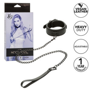 Calexotics-Collana notturna e guinzaglio in pelle, regolabile, Nero 14 Calexotics-Collana notturna e guinzaglio in pelle, regolabile, Nero · Bondage & Manette (imaginea 7)