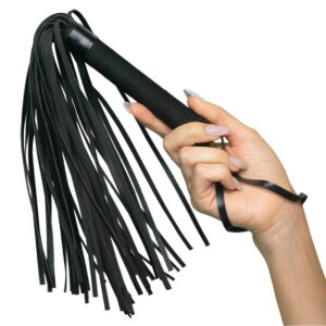 Calexotics-Notturno Flogger Pelle Nero · Accessori BDSM (imaginea 6)