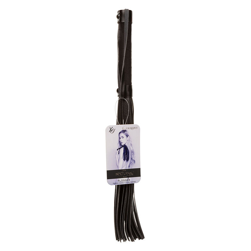 Calexotics-Notturno Flogger Pelle Nero · Accessori BDSM (imaginea 4)