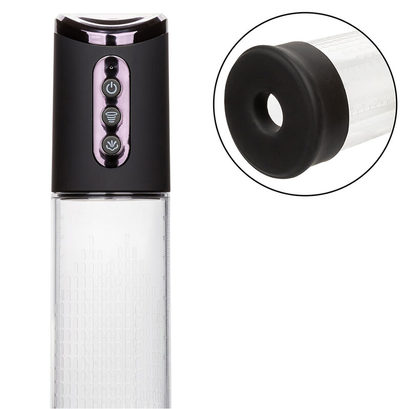 Calexotics-Peak Pompa di Aspirazione 4 Velocità Nero-Silicone, 3 · Anelli & Guaine per pene (imaginea 7)
