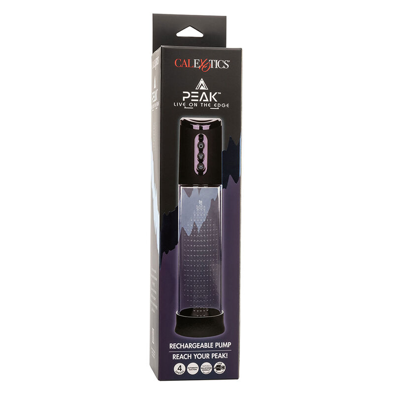 Calexotics-Peak Pompa di Aspirazione 4 Velocità Nero-Silicone, 3 · Anelli & Guaine per pene (imaginea 6)