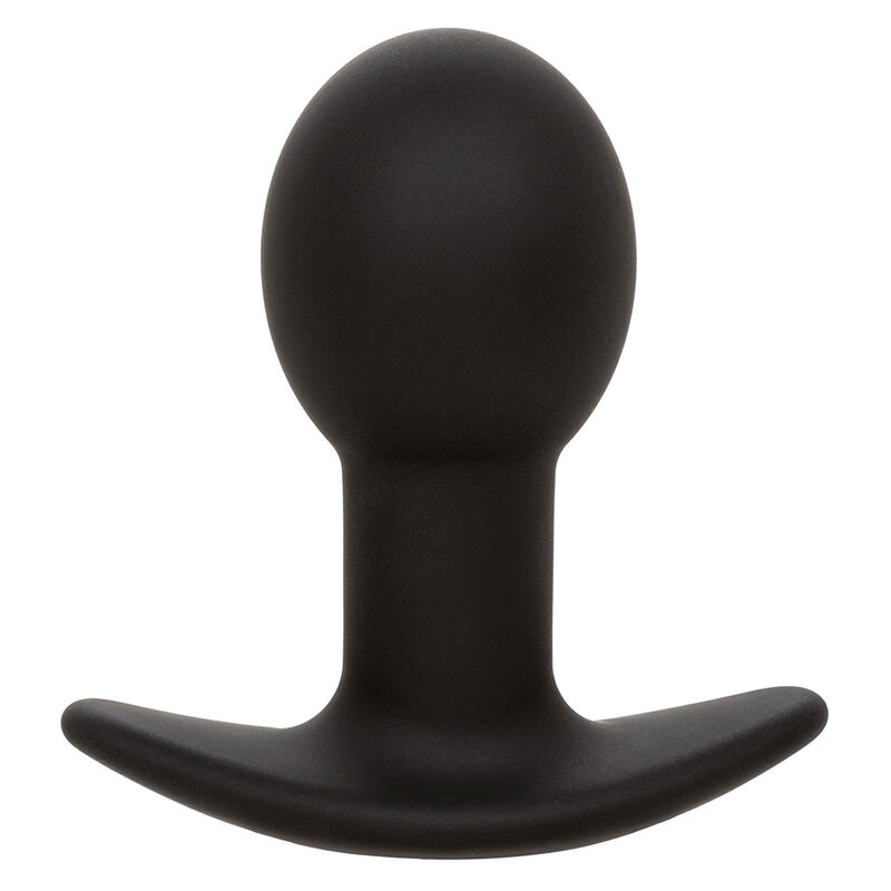 Calexotics-Rock Bottom Plug anale 10 Vibrazioni Silicone Nero-10