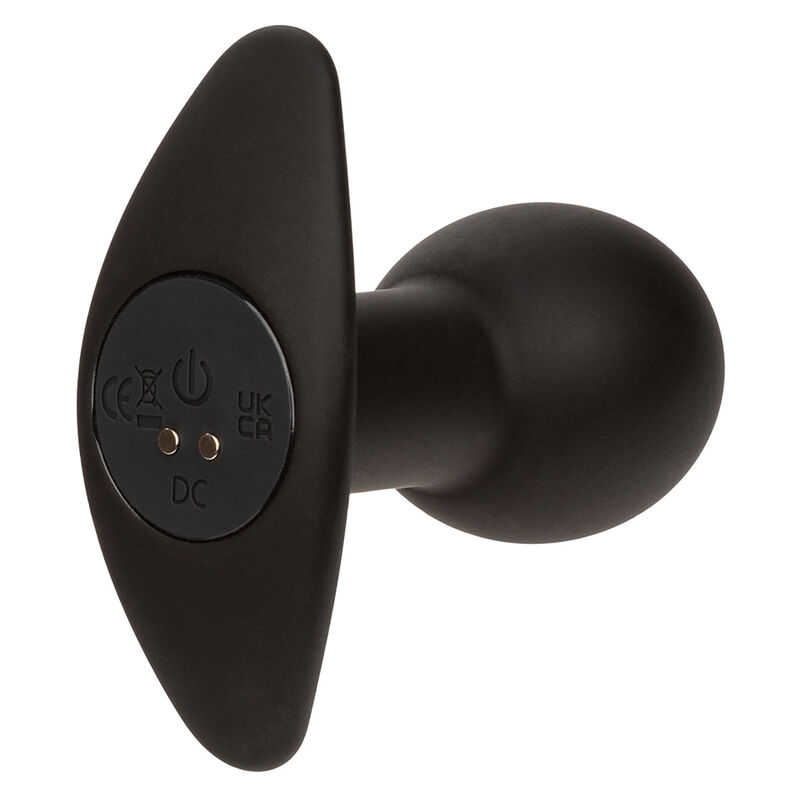 Calexotics-Rock Bottom Plug anale 10 Vibrazioni Silicone Nero-10 · Giocattoli anali (immagine 4)