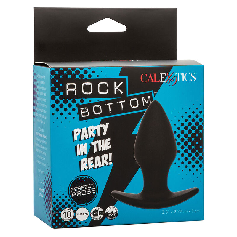 Calexotics-Rock Bottom Perfetto Plug anale 10 Vibrazioni Silicone · Giocattoli anali (immagine 8)