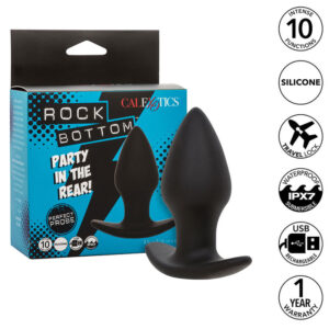 Calexotics-Rock Bottom Perfetto Plug anale 10 Vibrazioni Silicone · Giocattoli anali (immagine 10)